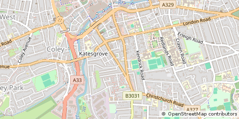 Map of Reading
