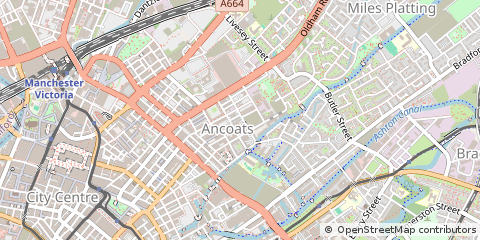 Map of Manchester