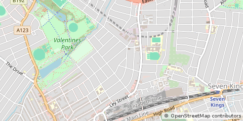 Map of Ilford