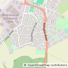 Map of Warwick, Warwickshire