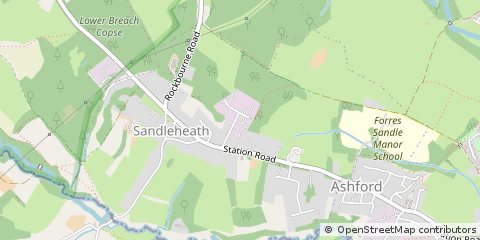 Map of Fordingbridge, Hants
