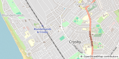 Map of Liverpool, Merseyside
