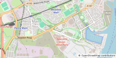 Map of North Shields