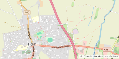 Map of Doncaster