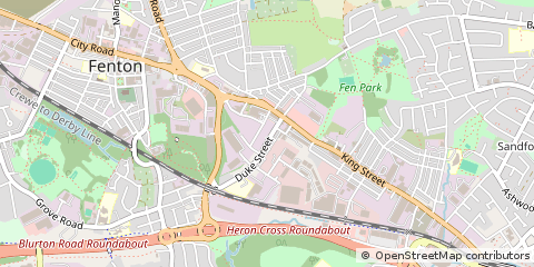 Map of Stoke-on-Trent