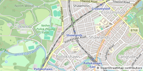 Map of Glasgow