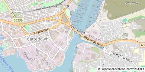 Map of Plymouth, Devon