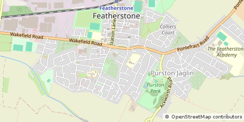 Map of Pontefract