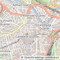 Map of Sheffield
