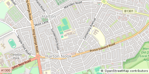 Map of South Shields