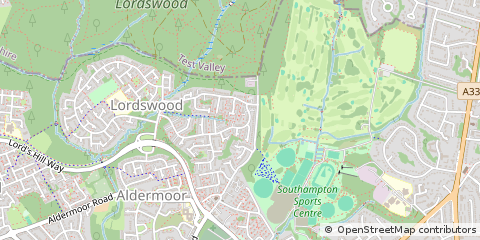 Map of Southampton, Hampshire