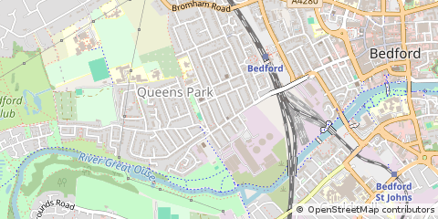 Map of Bedford