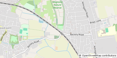 Map of Hawkwell, Essex