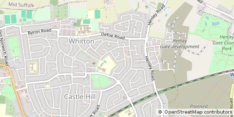 Map of Ipswich
