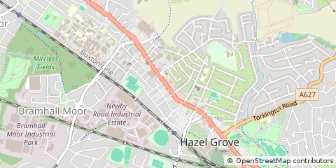 Map of Stockport