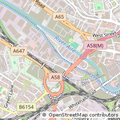 Map of Leeds, West Yorkshire