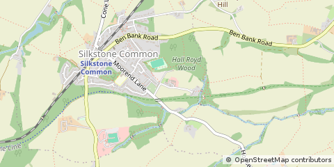 Map of Barnsley, South Yorkshire