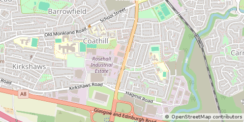 Map of Coatbridge