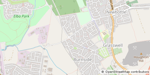 Map of Houghton LE Spring, Tyne and Wear