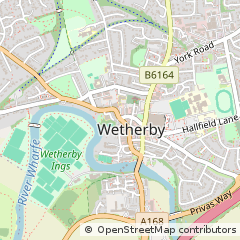 Map of Wetherby, West Yorkshire