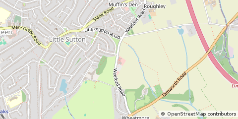 Map of Sutton Coldfield
