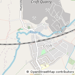 Map of Croft, Leicestershire