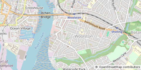 Map of Southampton