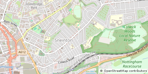 Map of Nottingham