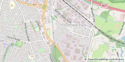 Map of Fareham