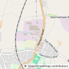 Map of Halesworth, Suffolk