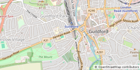 Map of Guildford