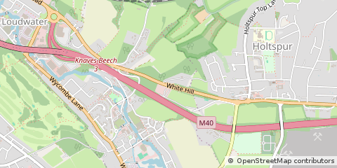 Map of High Wycombe, Buckinghamshire