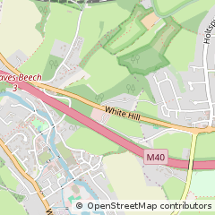 Map of High Wycombe, Buckinghamshire