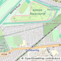 Map of Liverpool, Merseyside