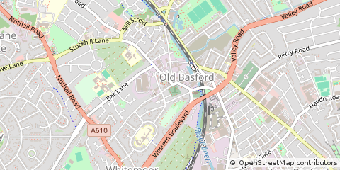 Map of Nottingham