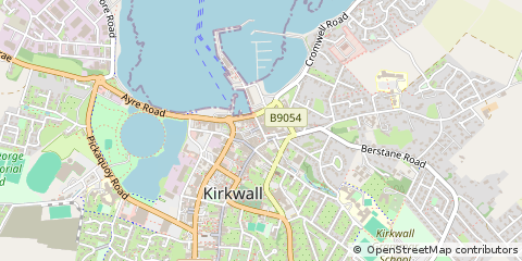 Map of Kirkwall, Orkney