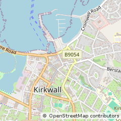 Map of Kirkwall, Orkney