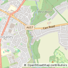 Map of Leeds, Yorkshire