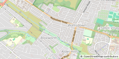 Map of Poole, Dorset