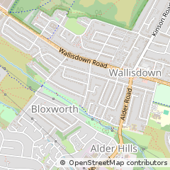 Map of Poole, Dorset