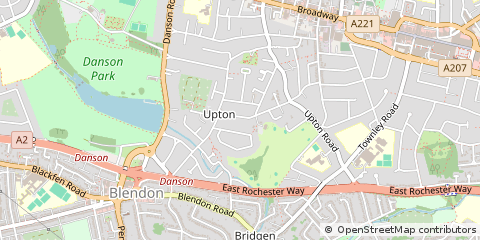 Map of Bexleyheath, Kent