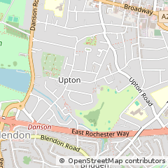 Map of Bexleyheath, Kent