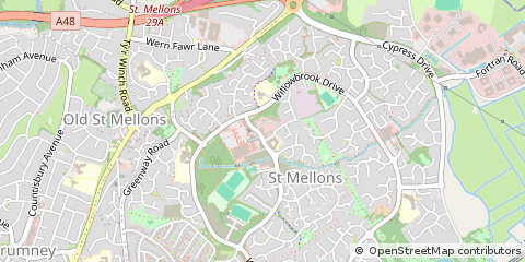 Map of Cardiff