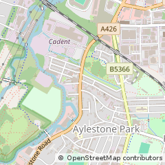 Map of Leicester