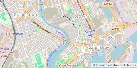 Map of Cardiff