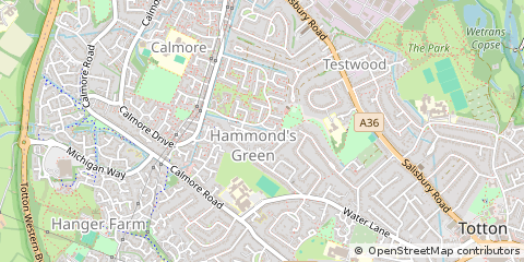 Map of Southampton