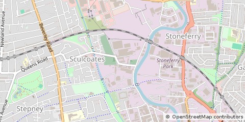 Map of Hull, East Yorkshire