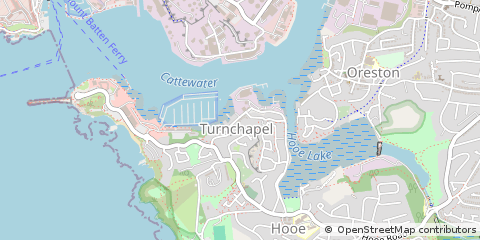 Map of Plymouth, Devon