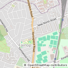 Map of Ilford, Essex