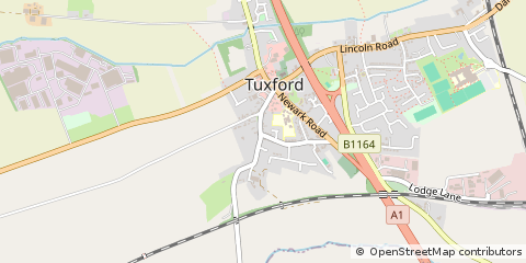 Map of Newark, Nottinghamshire